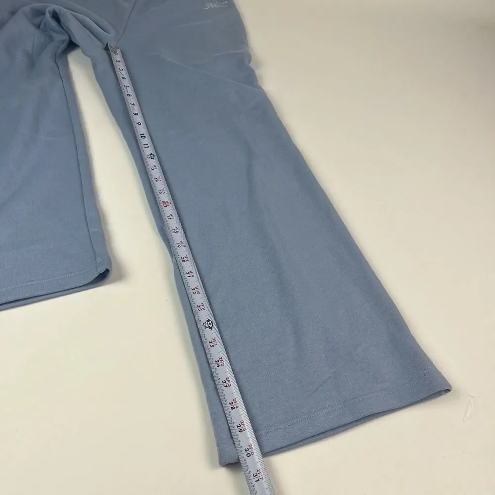 Juicy Couture Breezy 1/4 Zip Sweatshirt Wide Leg Sweatpants M Bling Tracksuit